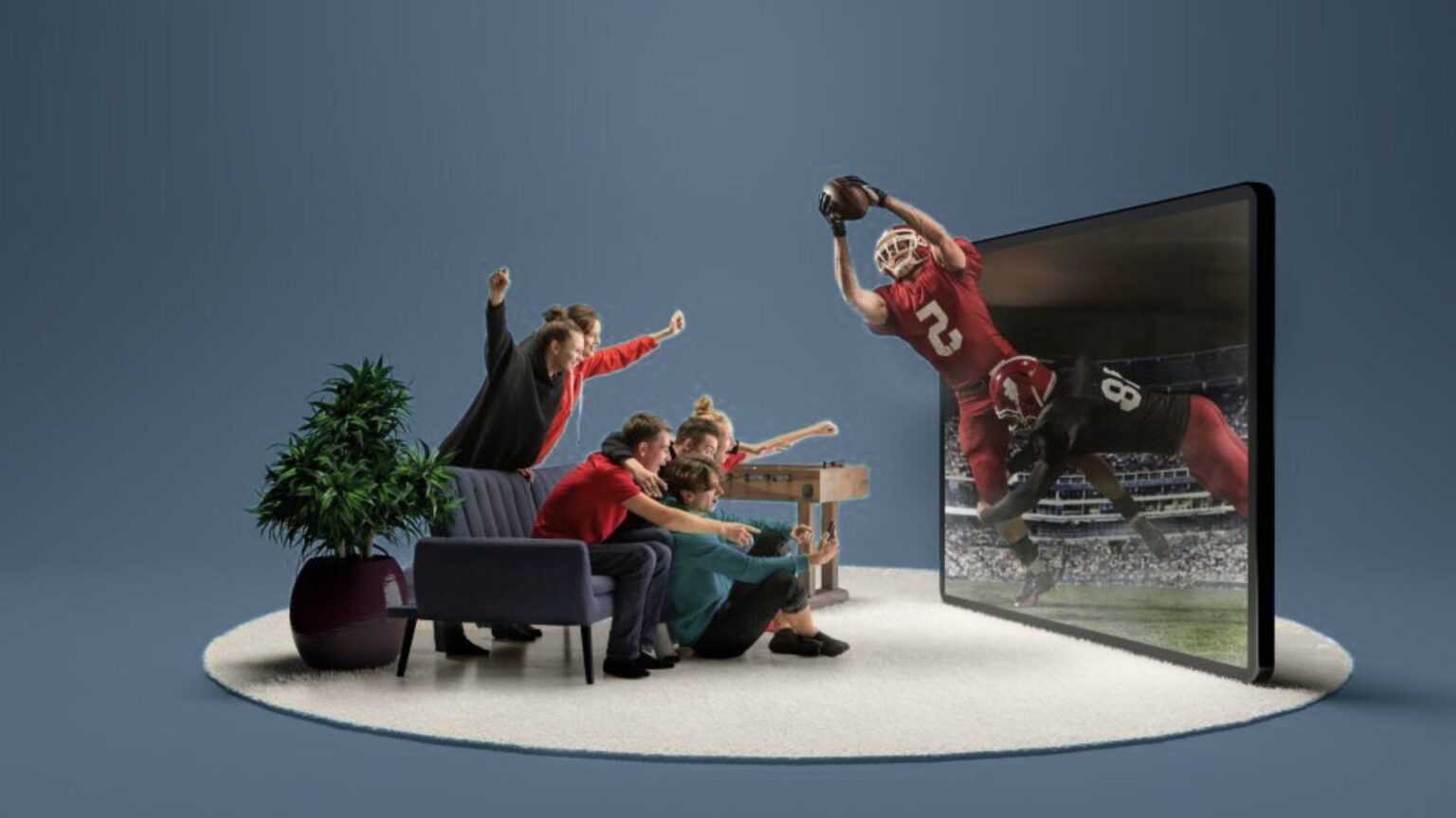 Football out of TV
